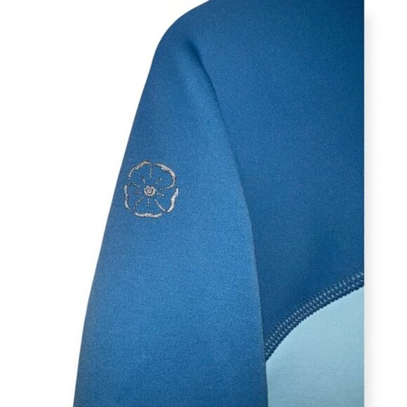 Outdoor Research Full Zip Fleece two tone warm Hoodie blue active thumb hole XS - Picture 5 of 6